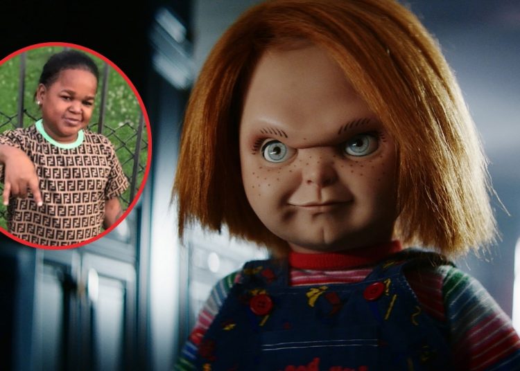 Pío La Distingancia vive tremendo susto por culpa de un muñeco Chucky en Planeta Alofoke