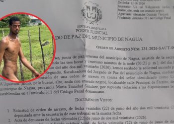 Juzgado de Paz de Nagua emite orden de arresto contra joven con presuntos problemas de adicción por agresión física