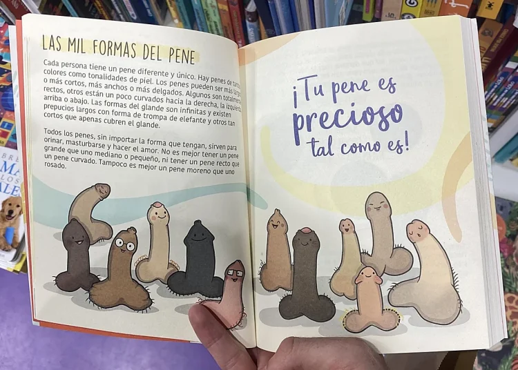 Indignación en España por libro infantil que pide a niños tomarse una foto de su primera eyaculación