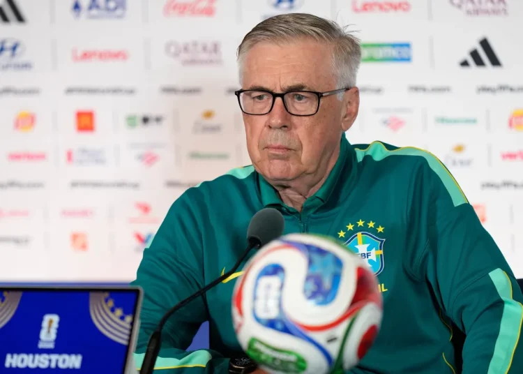 Ancelotti abre la puerta a una dupla entre Vinícius y Neymar ante Noruega