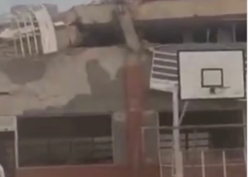 Colapsa colegio en Caracas por daños dejados tras sismos en Venezuela