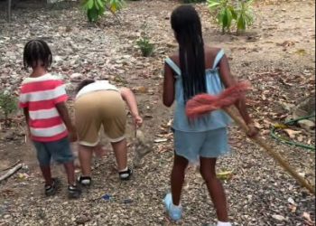 Cardi B vuelve a enviar a sus hijos a vacacionar al campo dominicano
