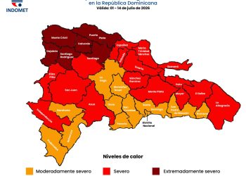 Indomet informa sobre temperaturas de hasta 39 °C y mayor sensación térmica