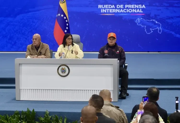 Delcy Rodríguez asegura que tiene un problema de salud, sin dar más detalles