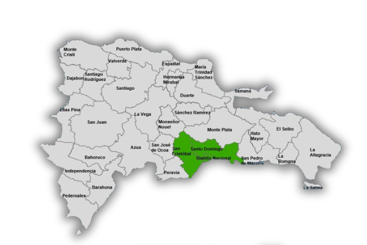 COE emite alerta verde para Santo Domingo, DN y San Cristóbal por lluvias