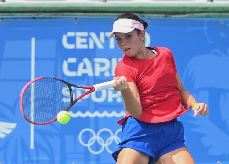 Ana Zamburek avanza a segunda ronda del tenis en los Juegos Centroamericanos y del Caribe Santo Domingo 2026