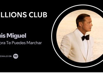Luis Miguel logra más de mil millones de reproducciones en Spotify e ingresa al exclusivo “Billions Club”