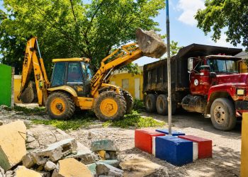 Infraestructura Escolar inicia reconstrucción de la Escuela Gregorio Luperón en San Luis