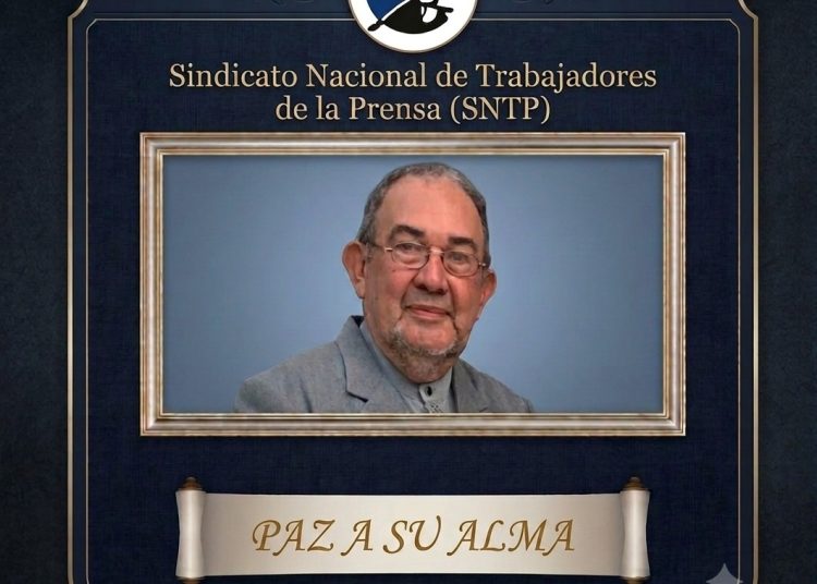 SNTP lamenta el fallecimiento del periodista Fomerio Rodríguez, miembro fundador del CDP