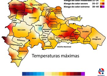 INDOMET advierte calor persistente y sensación térmica superior a 37 grados durante la próxima semana