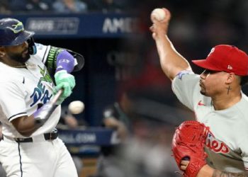 Junior Caminero y Jhoan Durán brillan al conquistar los premios de MLB correspondientes a junio