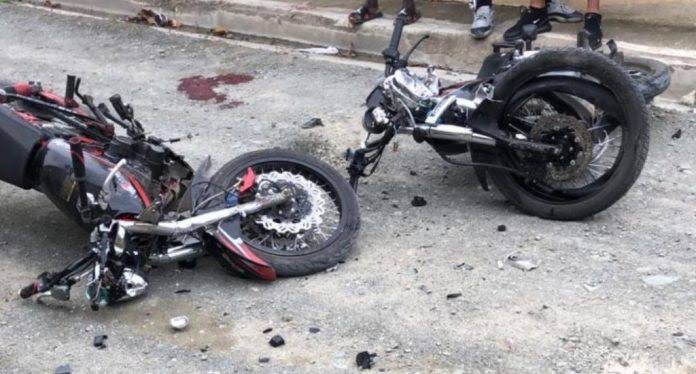 Tragedia en carretera Jima Abajo–Fantino: dos muertos y dos heridos en choque entre motocicletas