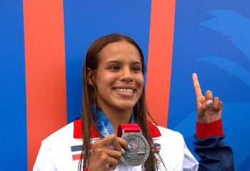Victoria Garza conquista plata en clavados para República Dominica