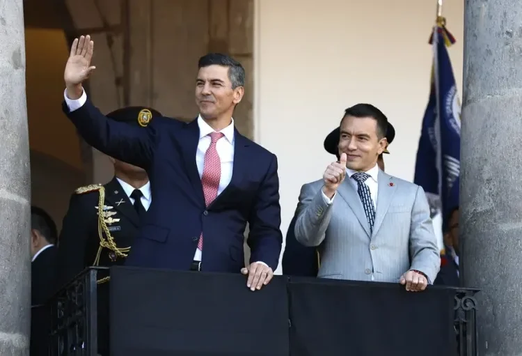 Noboa y Peña ensalzan una “nueva generación de mandatarios” en la región para combatir el crimen