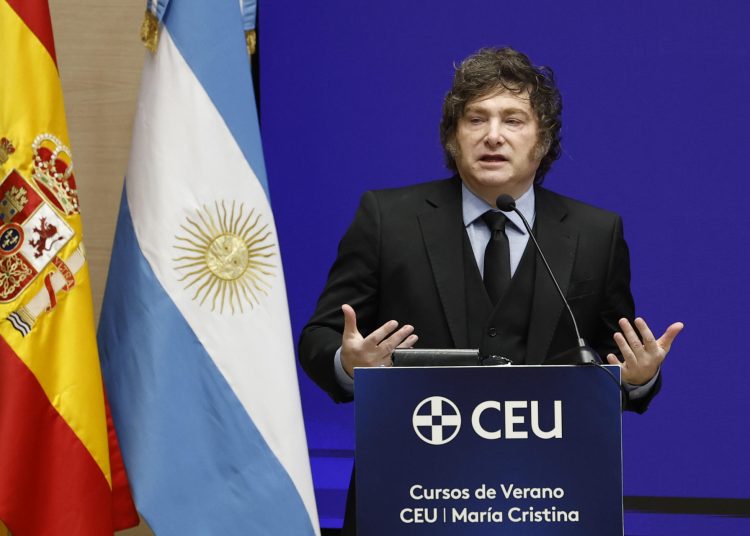 Milei destaca entrega de Argentina ante España: «Hasta el final con las botas puestas»