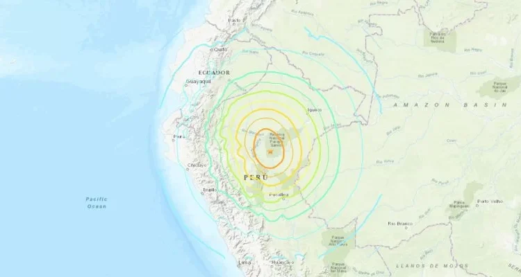 Sismo de magnitud 5,7 se reporta en Ucayali, en la amazonía central de Perú