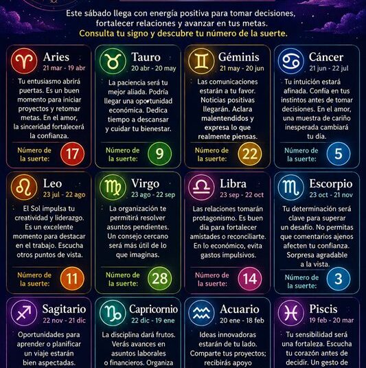 Horóscopo del 8 de agosto de 2026
