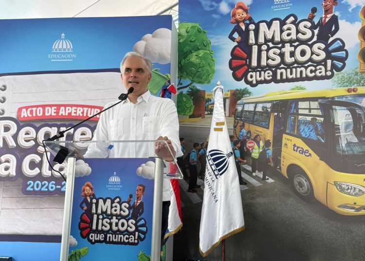 Ministro de Educación asegura que “retos” del año escolar 2026-2027 están siendo atendidos