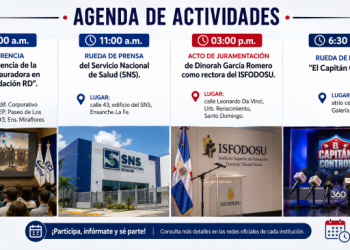 Agenda del día: martes 18 de agosto de 2026
