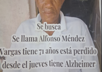 Familia busca a Alfonso Méndez de 67 años, desaparecido desde el jueves