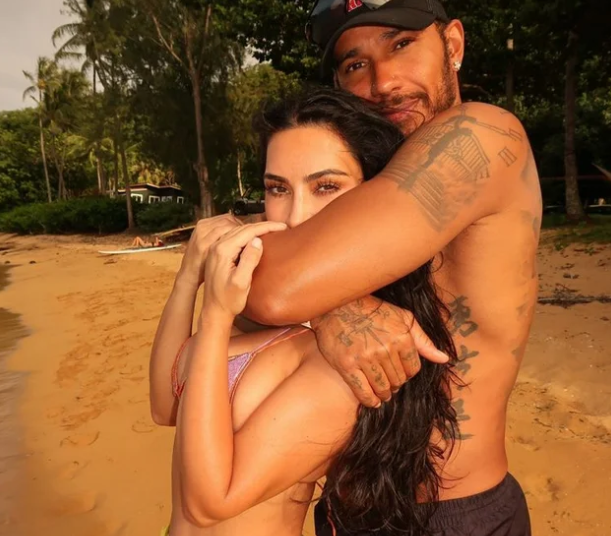 Kim Kardashian y Lewis Hamilton alardean de sus primeras vacaciones como pareja en Hawái