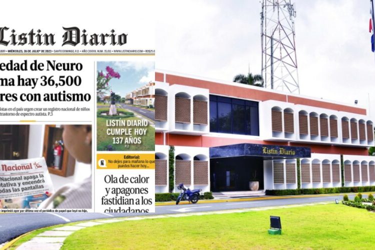 Listín Diario cumple 137 años de historia y compromiso con el periodismo dominicano