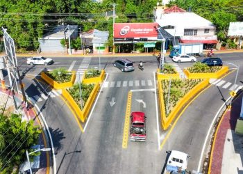 Inauguran distribuidor de tránsito en el Cruce de Sabaneta de Yásica para contribuir a la seguridad vial