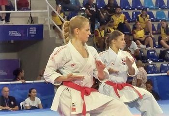 Dominicana conquista el oro en kata por equipos y María Dimitrova anuncia su retiro de las competencias