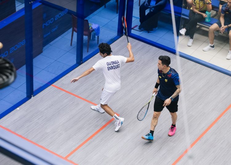 Colombia asegura dos lugares en la final del squash masculino