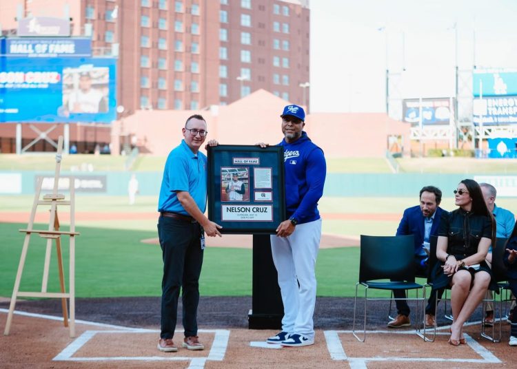 Nelson Cruz es exaltado al Salón de la Fama del Béisbol Triple-A de Oklahoma City