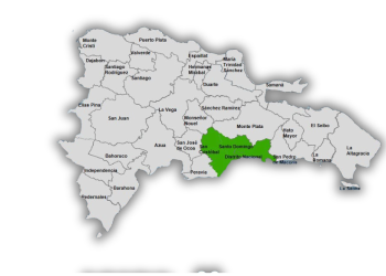 COE emite alerta verde para Santo Domingo, San Cristóbal y el DN por lluvias
