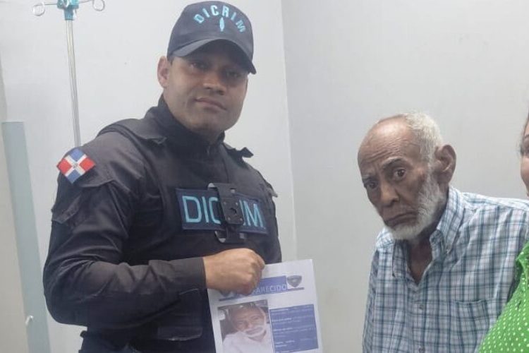 Policía Nacional localiza sano y salvo a hombre de 75 años reportado como desaparecido
