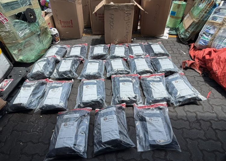 DNCD incauta 41 paquetes de marihuana en el Puerto de Haina Oriental