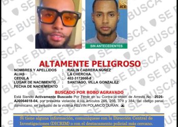 DICRIM captura en Santiago a hombre buscado por robo de caja fuerte con armas y dinero