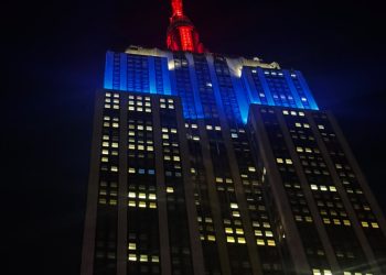 Empire State Building se ilumina con los colores dominicanos con participación de Santiago Matías