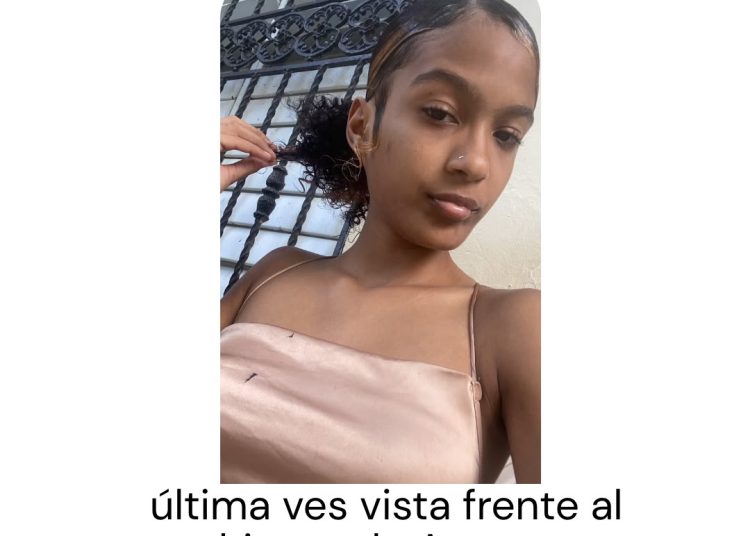 Adolescente de 16 años está desaparecida desde el sábado en Arenoso
