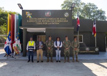 Ejército entrega remodelado destacamento Cabeza de Agua en Pedernales