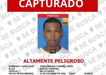 “Iker El Rabioso” se entrega a la Policía por muerte de dirigente comunitario en Los Alcarrizos