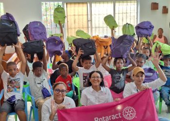 Club Rotaract San Cristóbal realiza jornada “Escuela con Rotaract” para apoyar a 80 niños