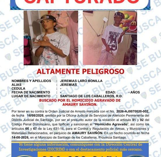 Se entrega “Jeremías”, acusado de conducir la motocicleta utilizada en el asesinato de “Maurito” en Santiago