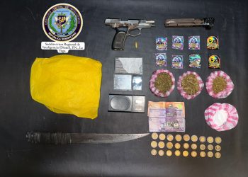 DINTEL ocupa presuntas sustancias narcóticas y arma de fuego durante operativos focalizados en La Vega