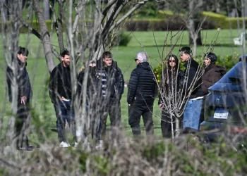 Lionel Messi despide a su padre Jorge en Rosario