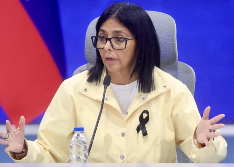 Delcy Rodríguez dice que 1.046 venezolanos han sido liberados desde enero pasado