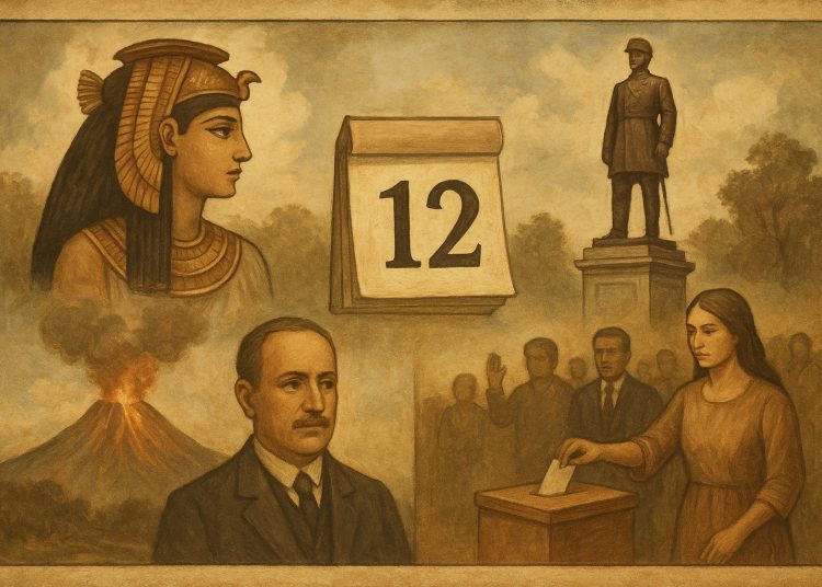 Efemérides del 12 de agosto