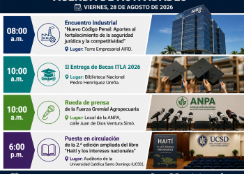 Agenda del día: jueves 3 de septiembre de 2026