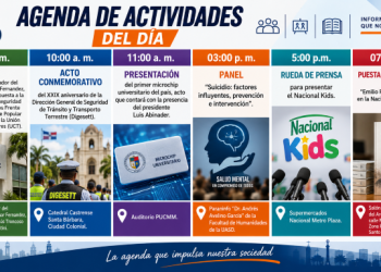 Agenda del día: jueves 10 de septiembre de 2026