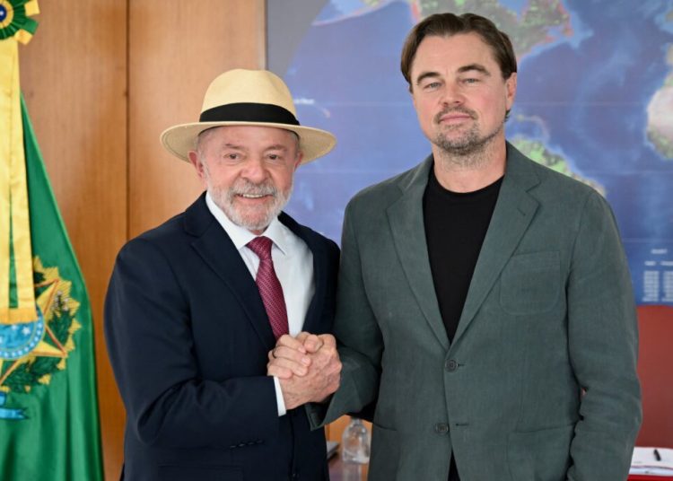 Lula se reúne con Leonardo DiCaprio para hablar sobre derechos indígenas y medioambiente