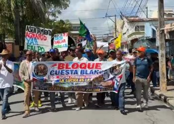 FALPO marcha en San Francisco y cuestiona avances en las obras prometidas