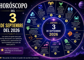 Horóscopo del 3 de septiembre de 2026: descubre qué tienen preparado los astros para tu signo