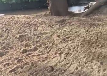 Parceleros lamentan paralización de trabajos de dragado y limpieza del río Masacre